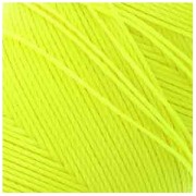 Bobine de fil ciré Linhasita pour micro macramé 0.75 mm - Fluo Yellow (326) x228m