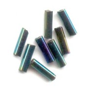 Perles rocailles Preciosa  tubes 4x1 mm Green Iris x20g