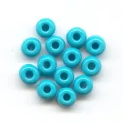 Perles rocailles Preciosa 6/0 4 mm - Turquoise x20g
