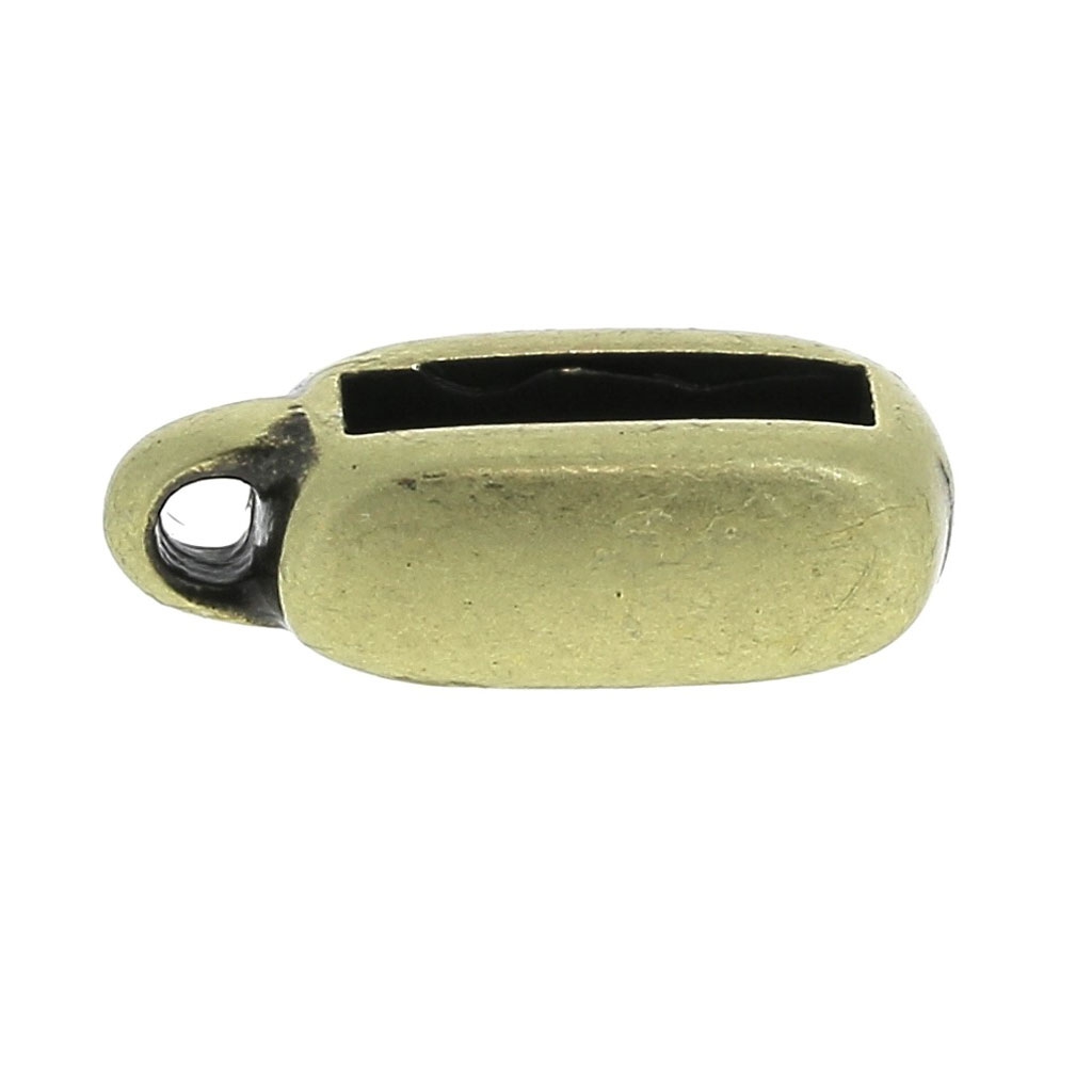 50 Bélières Pour Création De Bijoux - Dimensions 4,5x6,5x3,5mm, Trou 1,8mm, Argenté
