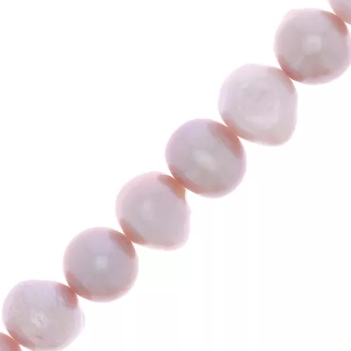 Perles d'eau douce baroques 10 mm - Light Rose x5