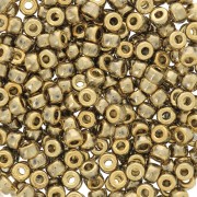 Perles de rocailles Matubo 8/0 3.15 mm - Full Dorado x10g
