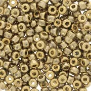Perles de rocailles Matubo 8/0 3.15 mm - Full Dorado x10g