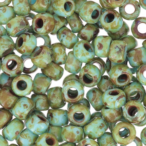 Rocaille Toho 6/0 TO6RY309 - Hybrid Opaque Cornflower Picasso x8g