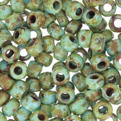 Rocaille Toho 6/0 TO6RY309 - Hybrid Opaque Cornflower Picasso x8g