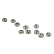 Assortiment de perles alphabet plastique métallisé x27 gr