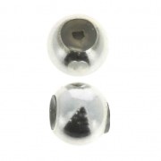 Stopper Bead 8 mm avec un trou de 2 mm en Argent 925 x1|raw }}