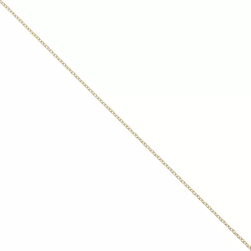 Chaîne fine maille Forçat 1 mm en Gold filled (or laminé) x 1 m