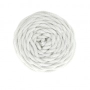Bobine de cordon en coton pour macramé Cotton Air 5 mm - Blanc x50m