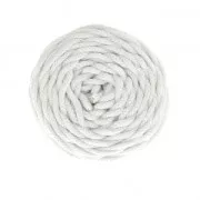 Bobine de cordon en coton pour macramé Cotton Air 5 mm - Blanc x50m