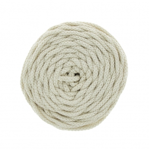 Bobine de cordon en coton pour macramé Cotton Air 5 mm - Ecru x50m