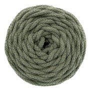 Bobine de cordon en coton pour macramé Cotton Air 5 mm - Vert avocat x50m|raw }}