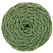 Bobine de cordon en coton pour macramé Cotton Air 5 mm - Vert eucalyptus x50m|raw }}