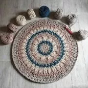 Bobine de cordon en coton pour macramé Cotton Air 5 mm - Vert eucalyptus x50m