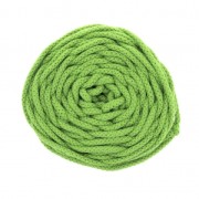 Bobine de cordon en coton pour macramé Cotton Air 5 mm - Vert menthe x50m|raw }}