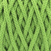 Bobine de cordon en coton pour macramé Cotton Air 5 mm - Vert menthe x50m