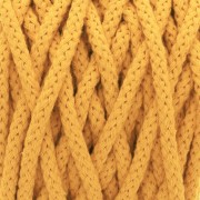 Bobine de cordon en coton pour macramé Cotton Air 5 mm - Moutarde x50m