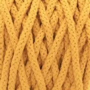 Bobine de cordon en coton pour macramé Cotton Air 5 mm - Moutarde x50m