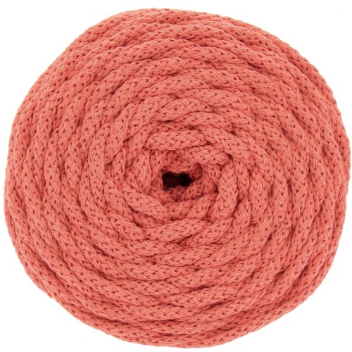 Bobine de cordon en coton pour macramé Cotton Air 5 mm - Orange x50m