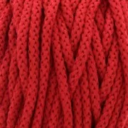 Bobine de cordon en coton pour macramé Cotton Air 5 mm - Rouge x50m
