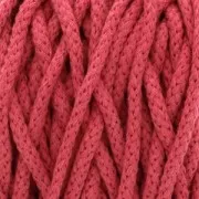 Bobine de cordon en coton pour macramé Cotton Air 5 mm - Vieux Rose x50m