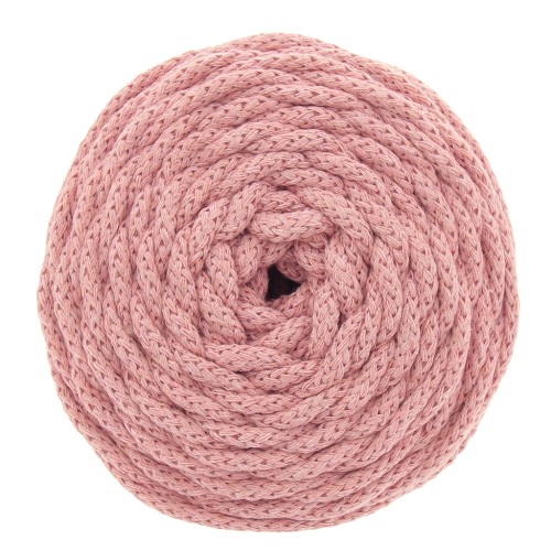 Bobine de cordon en coton pour macramé Cotton Air 5 mm - Blush x50m