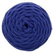 Bobine de cordon en coton pour macramé Cotton Air 5 mm - Bleu Marine x50m|raw }}