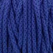 Bobine de cordon en coton pour macramé Cotton Air 5 mm - Bleu Marine x50m