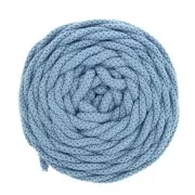 Bobine de cordon en coton pour macramé Cotton Air 5 mm - Bleu clair x50m