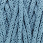 Bobine de cordon en coton pour macramé Cotton Air 5 mm - Bleu clair x50m