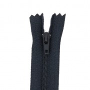 Fermeture à glissière fine pour robe/jupe/pantalon non-séparable 15 cm Marine x1|raw }}