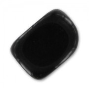 Perle en pierre gemme Onyx Noir 19x12 mm x1