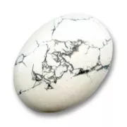 Cabochon ovale 40x30 mm Howlite