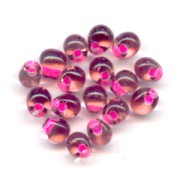 Mini-gouttes Miyuki 3.4 mm DPF03 - Smoky Amethyst Pink Lined x8g|raw }}