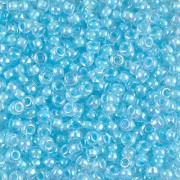 Rocaille Miyuki 8/0 278 -  Crystal AB Aqua Lined x8g|raw }}