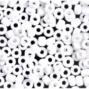 Rocaille Miyuki 8/0 402 - Opaque White x8g