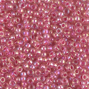 Rocaille Miyuki 11/0 355 - Crystal AB Hot Pink Lined x8g
