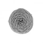 Bobine de cordon pour macramé Rayon Air 4 mm Argenté x 50m