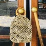 Bobine de cordon pour macramé Rayon Air 4 mm Argenté x 50m