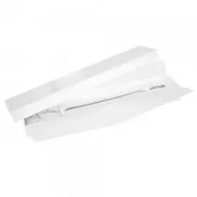 Boite écrin bijoux fantaisie pour bracelet et montre 22.7x4.2x2.2cm Blanc laqué x1