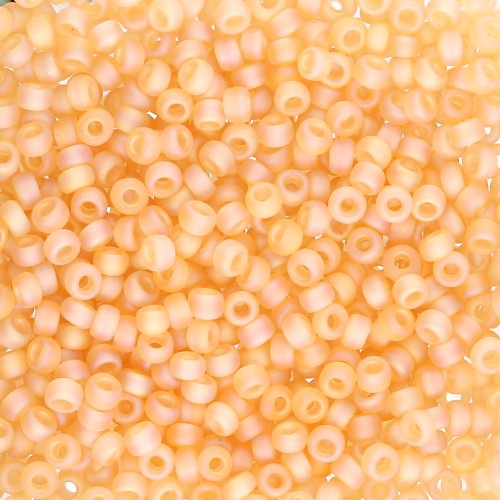 Rocaille Miyuki 11/0 132FR - Tr Light Topaz Mat AB x8g