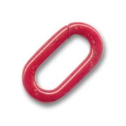 Maillon ovale 29 mm Dark Red Coral x1|raw }}