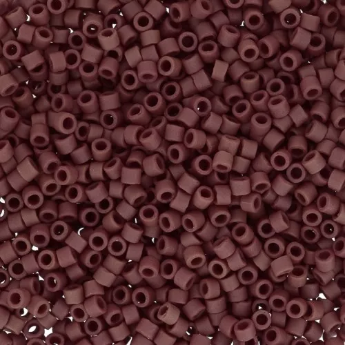 Miyuki Delica 11/0 DB1584 - Mat Opaque Currant x8g