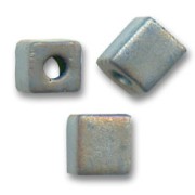 Cubes Miyuki 4 mm SB4-2002- Silver Gray Metallic Mat x10g|raw }}