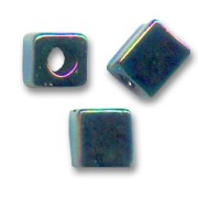 Cubes Miyuki 4 mm SB4-455- Variegated Blue Iris Metallic x10g|raw }}
