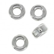 Perles intercalaires rondelles 3.2x1.6 mm en Argent 925 x4|raw }}