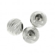 Stoppers Beads 4 mm avec un trou de 0.5 mm en Argent 925 x2|raw }}