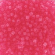 Miyuki Delica 11/0 DB0780 - Dyed Semi Mat Transparent Bubble Gum Pink x8g|raw }}