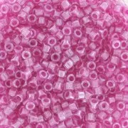 Miyuki Delica 11/0 DB0902 - Crystal Lined Spkl Peony Pink x8g