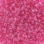 Miyuki Delica 11/0 DB0914 - Crystal Lined Spkl Rose x8g